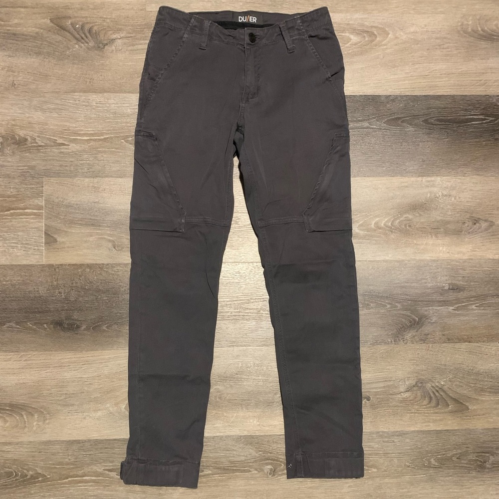 DU/ER Dark Grey Slim Pants 29x30